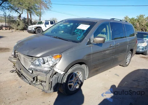 2008 Honda Odyssey Ex-L z USA, uszkodzony, nr VIN 5FNRL38758B062606